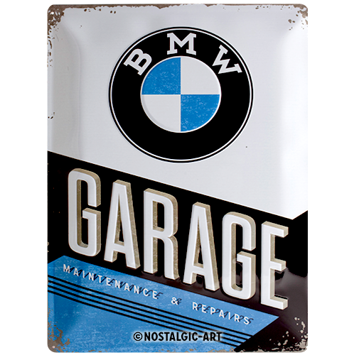 nostalgic-art-bmw-garage-targa-in-metallo-30x40-cm image 2