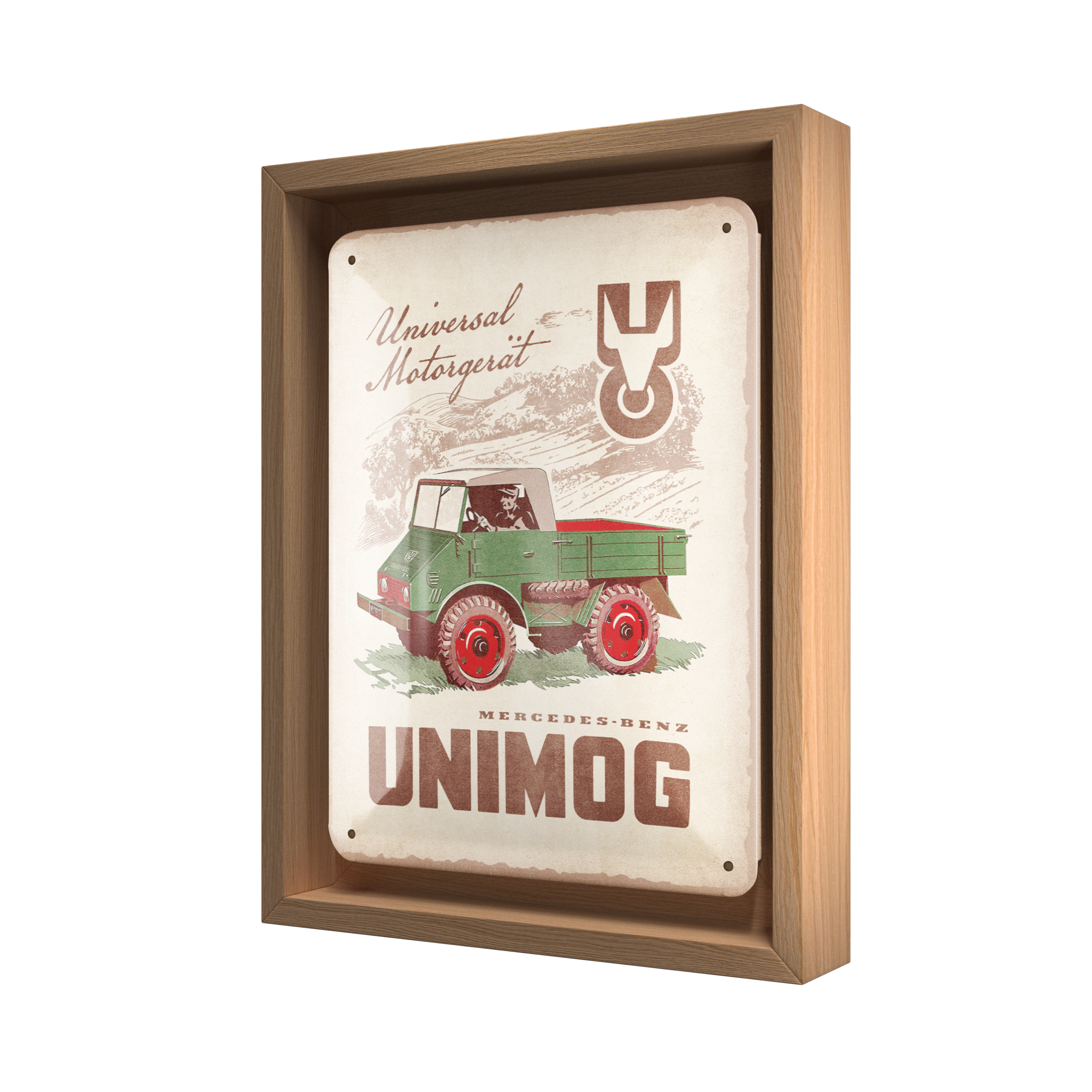 nostalgic-art-daimler-truck-unimog-1951-n-frame-s-targa-con-cornice image 1