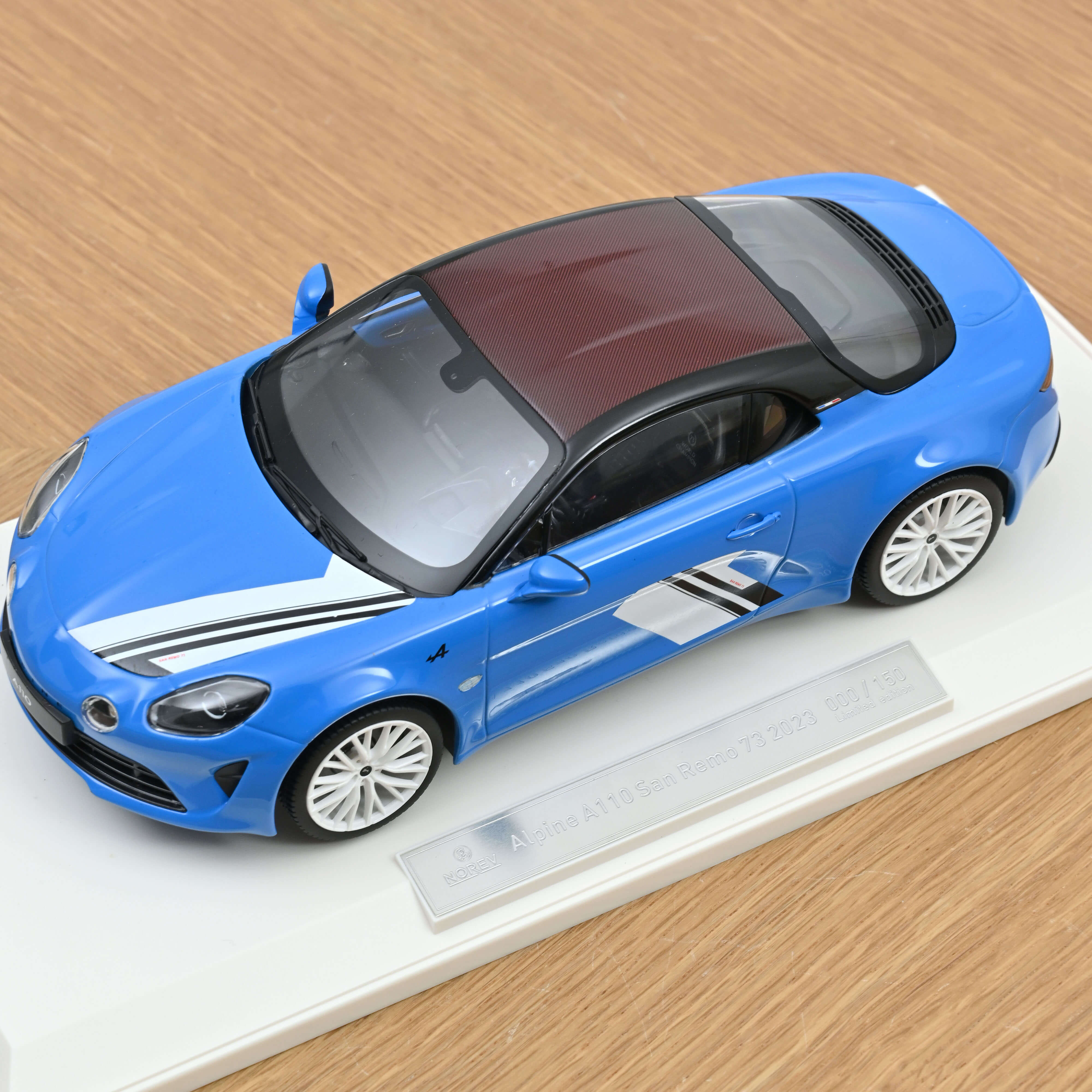 norev-alpine-a110-san-remo-73-2023-blu-caddy-1-18-150-pz image 3