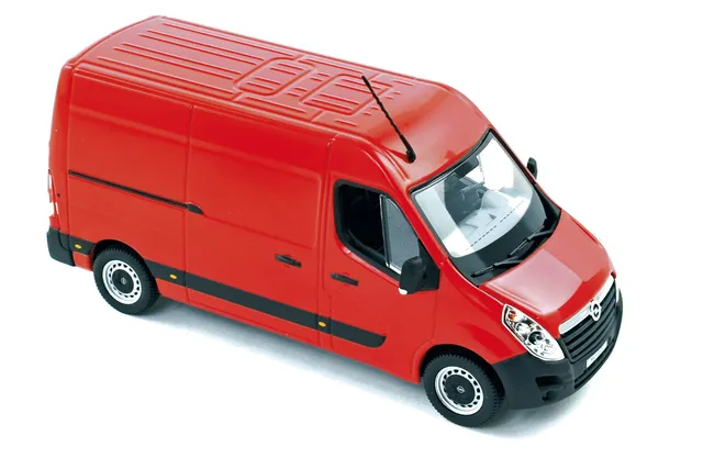 norev-opel-movano-2010-rosso-1-43-modellino-furgone-die-cast image 1