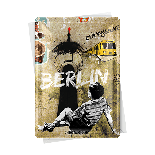 nostalgic-art-berlin-street-art-metal-card-10x14-cm image 2