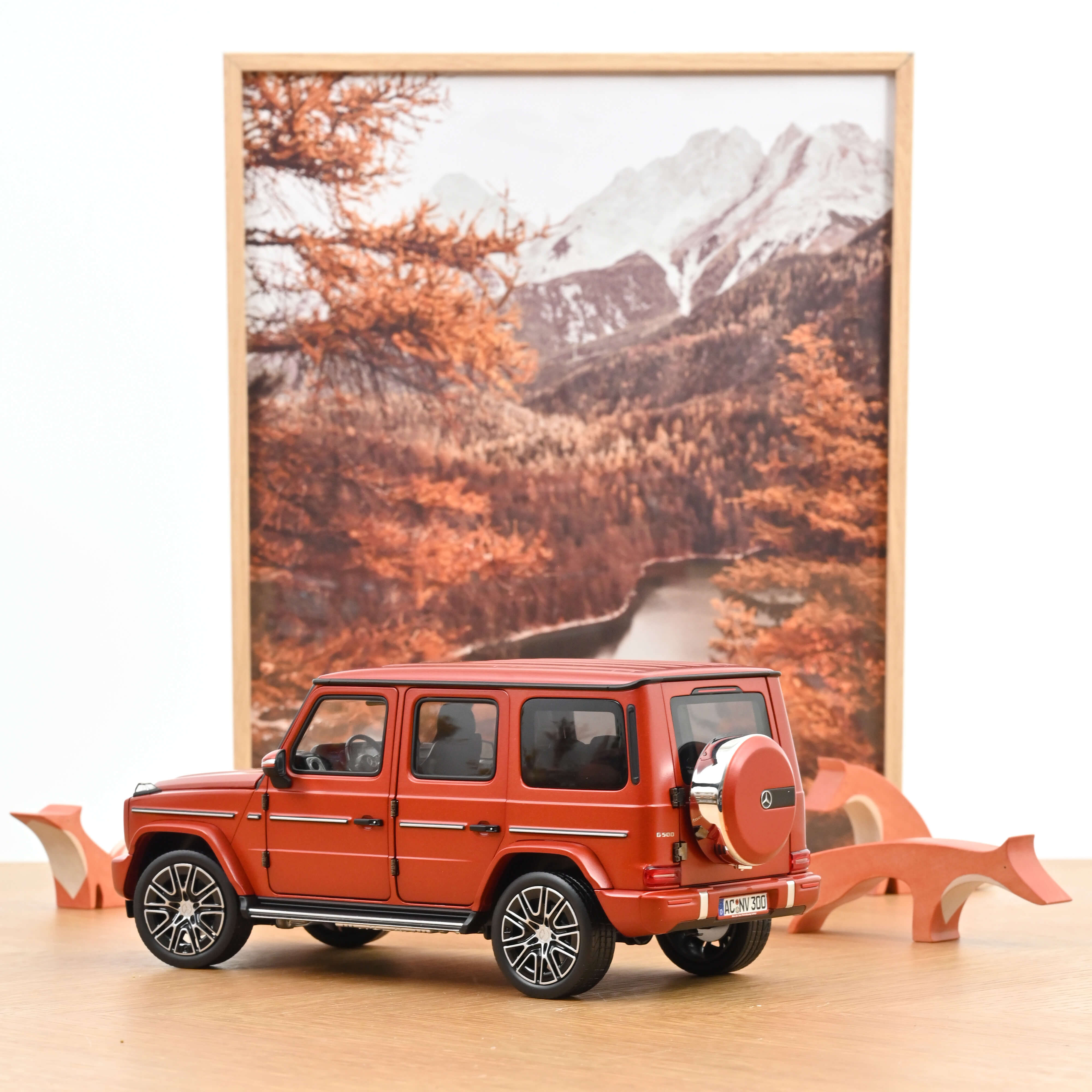 norev-mercedes-benz-classe-g-2024-arancione-rame-opaco-1-18-die-cast image 3