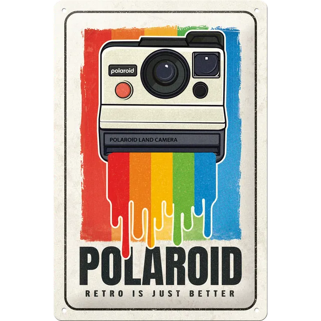 nostalgic-art-polaroid-retro-is-just-better-targa-in-metallo-20x30-cm image 1