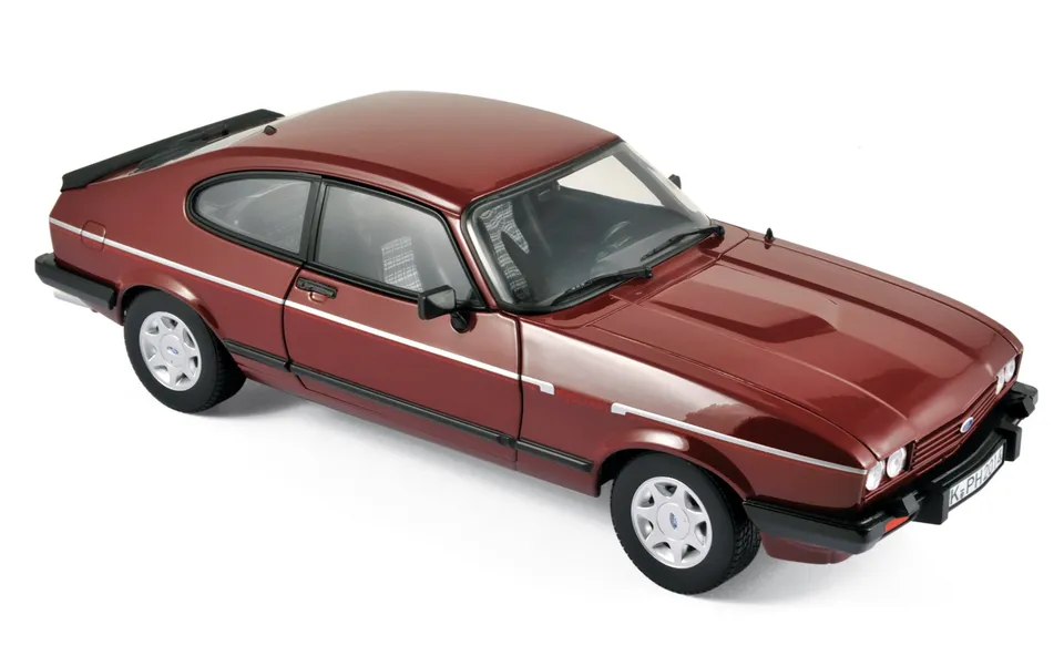 norev-ford-capri-mk-iii-2-8-injection-1982-rossa-modellino-auto-1-18 image 1