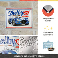 nostalgic-art-shelby-cobra-427-targa-in-metallo-15x20-cm image 2