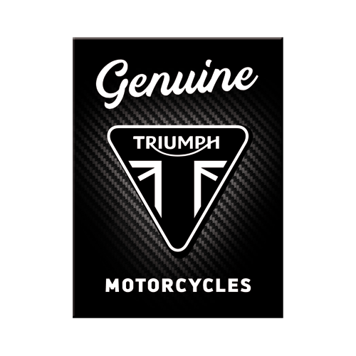 nostalgic-art-triumph-genuine-motorcycles-magnete-da-frigo-6x8-cm image 1