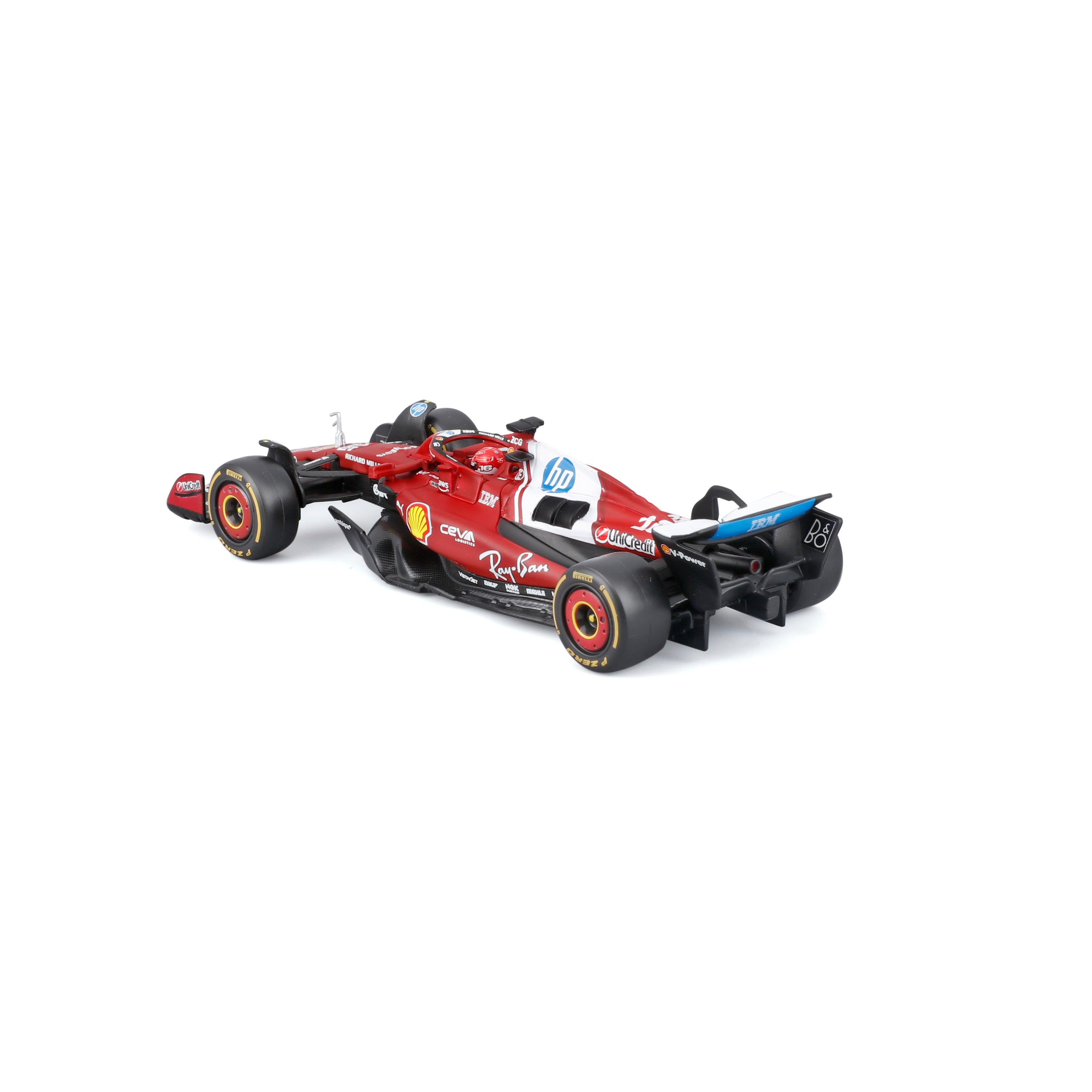 bburago-ferrari-sf-25-16-charles-leclerc-f1-2025-modellino-1-43-con-teca image 7