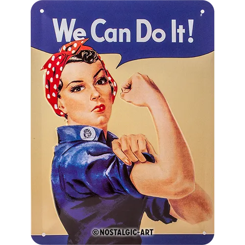 nostalgic-art-we-can-do-it-insegna-in-metallo-15x20-cm image 1