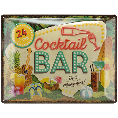 nostalgic-art-cocktail-bar-targa-in-metallo-30x40-cm-2 image 2