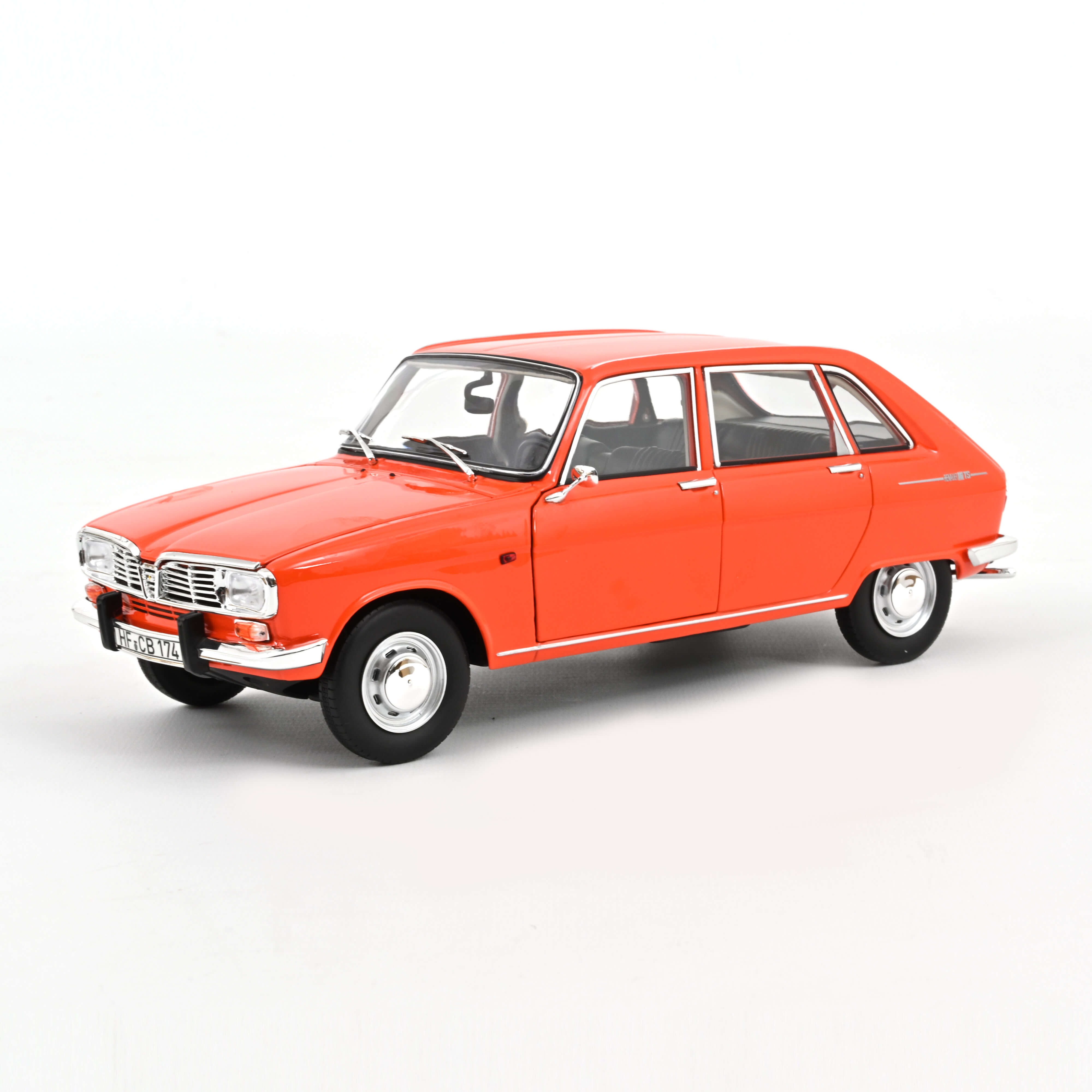 norev-renault-16-ts-1972-1-18-arancione-modellino-auto-d-epoca-da-collezione image 1
