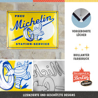 nostalgic-art-michelin-pneu-station-service-targa-in-metallo-30x40-cm image 2