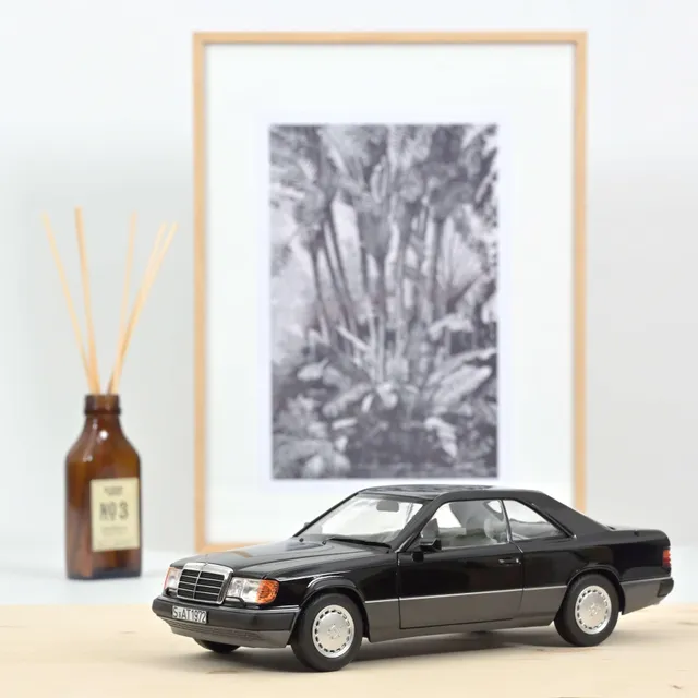 norev-mercedes-benz-300-ce-24-coup-1990-nero-metallizzato-1-18-modellino-auto-di image 1