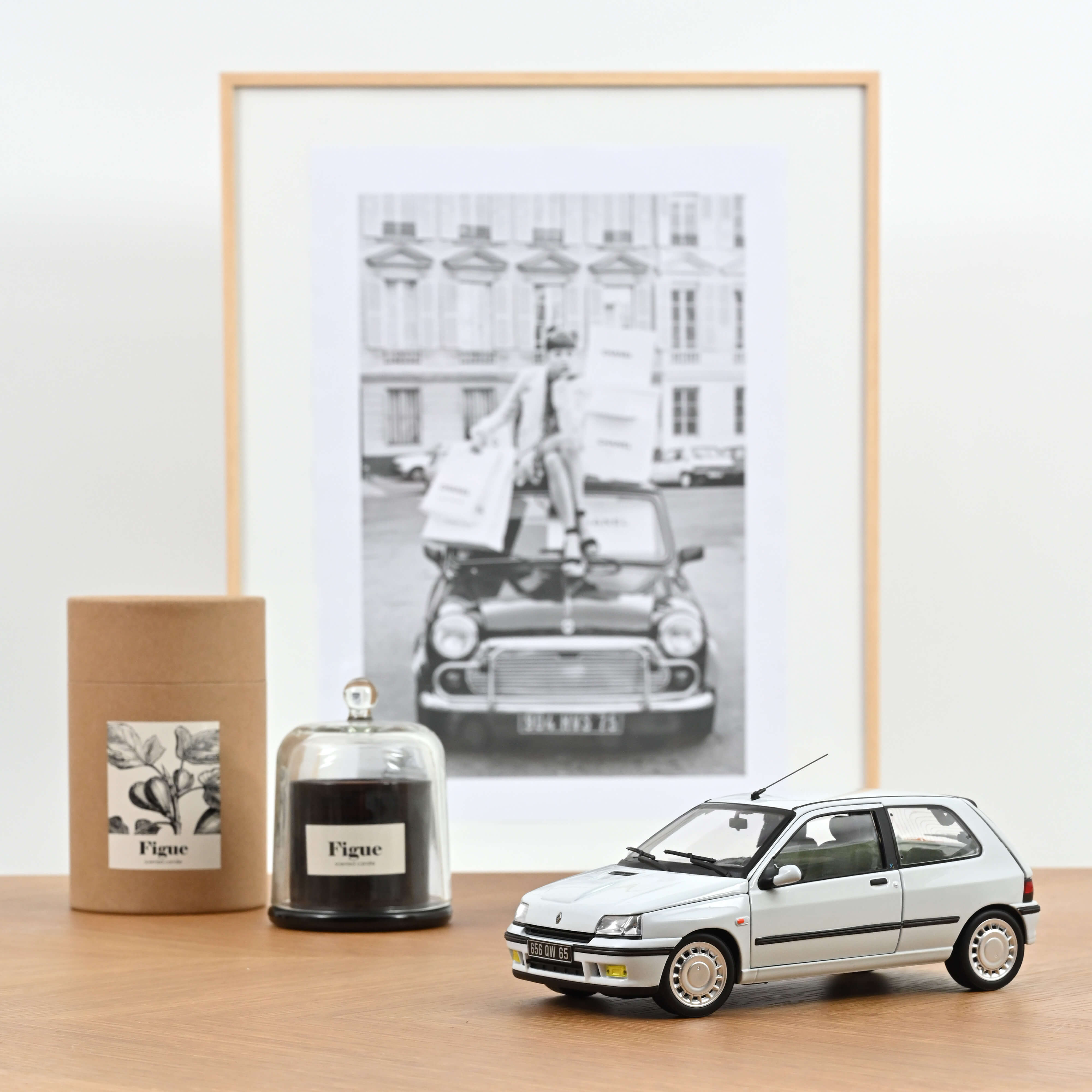 norev-renault-clio-16s-1991-modellino-auto-1-18-bianco image 1