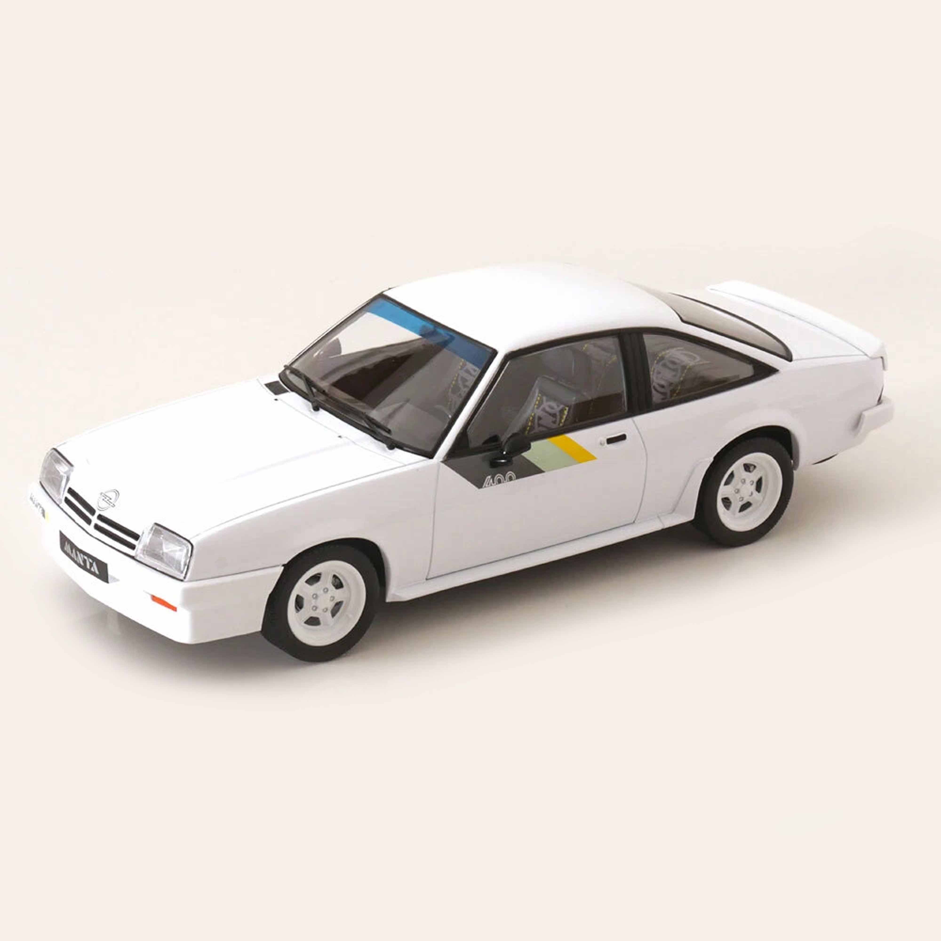norev-opel-manta-400-1982-bianco-1-18-modellino-die-cast image 1