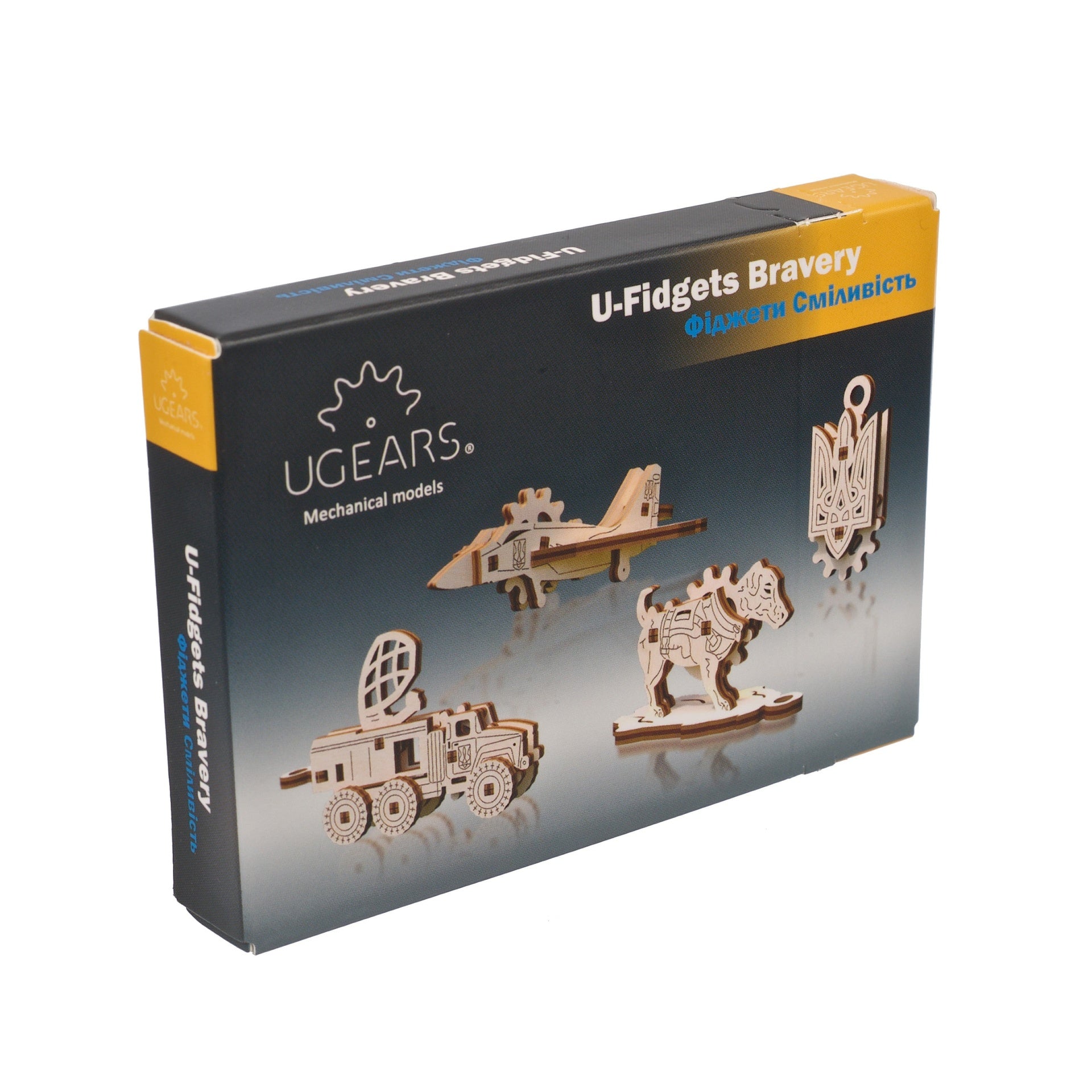ugears-u-fidgets-bravery-set-4-personaggi-in-legno image 7