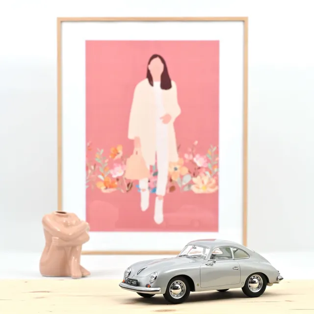 norev-porsche-356-coup-1952-modellino-auto-1-18-argento-400-pezzi image 1