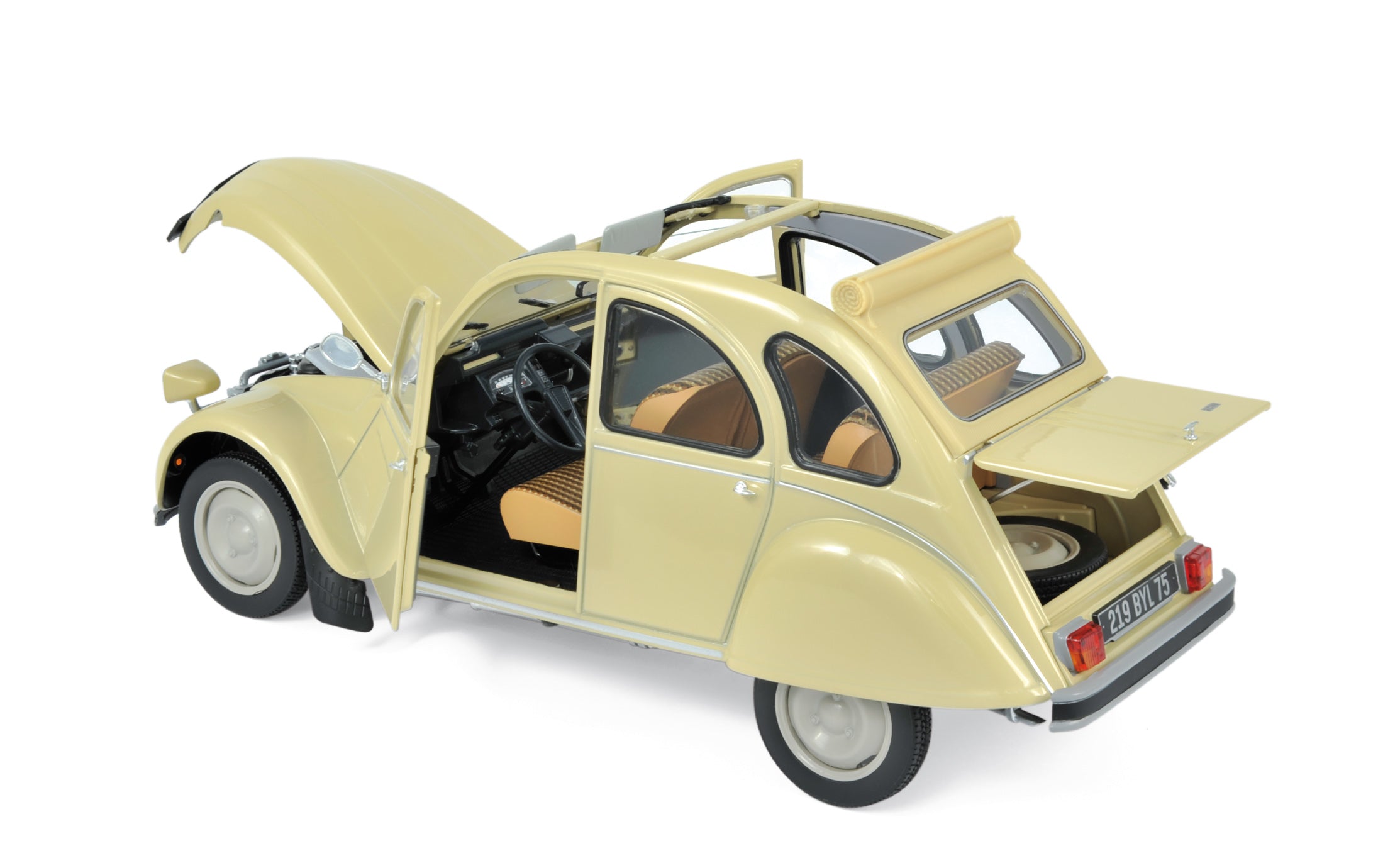 norev-citro-n-2cv-1978-gazelle-beige-1-18-modellino-auto-da-collezione-150-pcs image 2