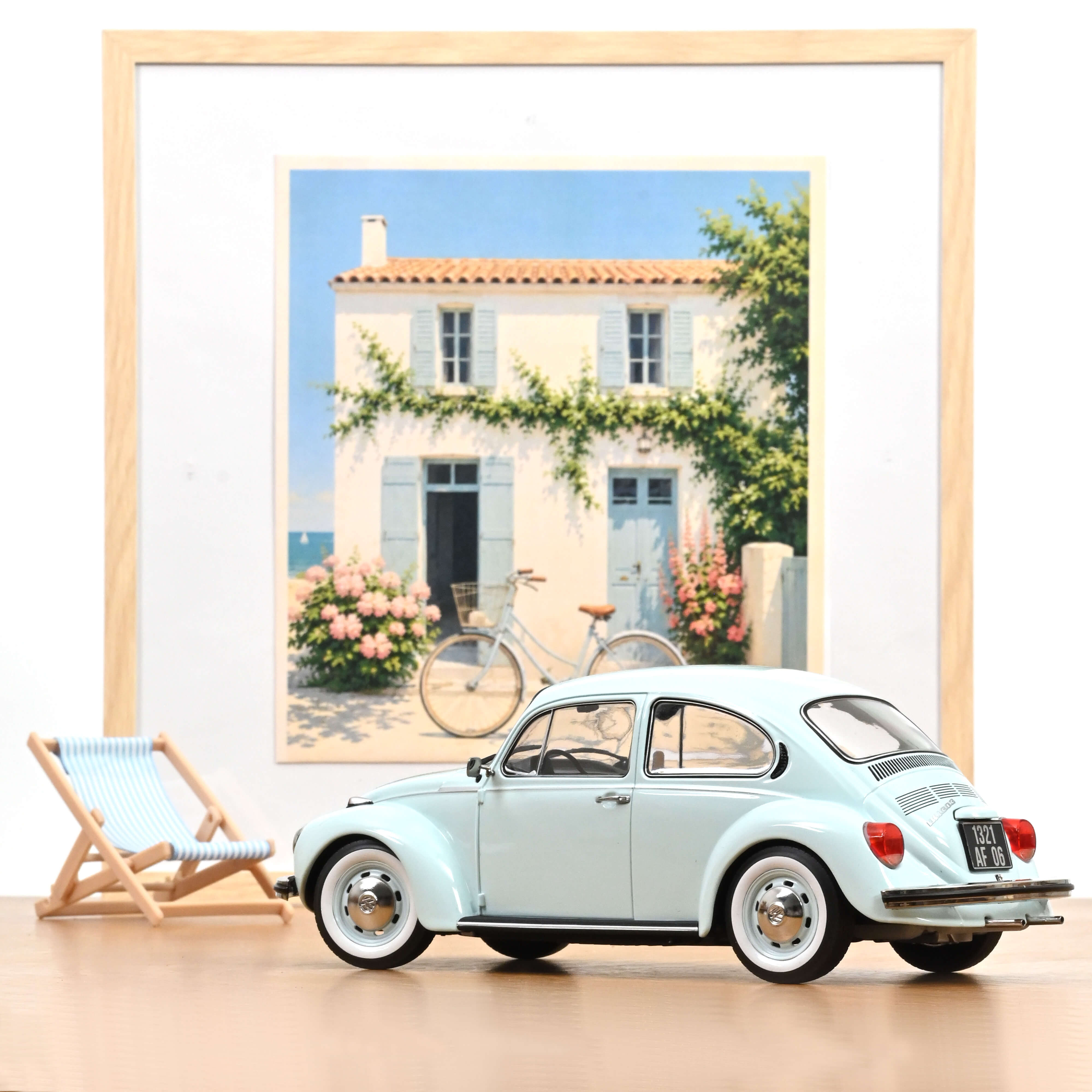 norev-vw-1303-coccinelle-1973-1-18-modellino-auto-die-cast-blu-pastello image 2