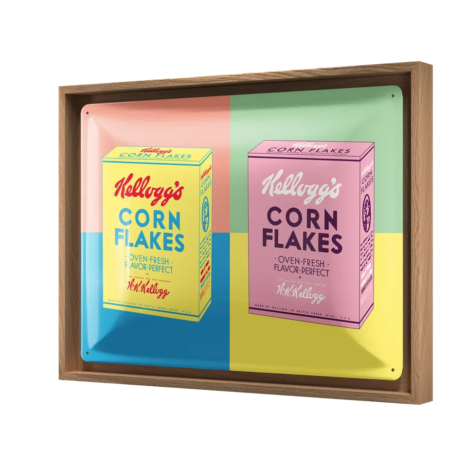 nostalgic-art-kellogg-s-packaging-pop-art-cornice-n-frame-l-33-5x44-cm image 1