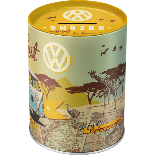 nostalgic-art-vw-bulli-let-s-get-lost-salvadanaio-in-metallo-1-litro-2 image 2
