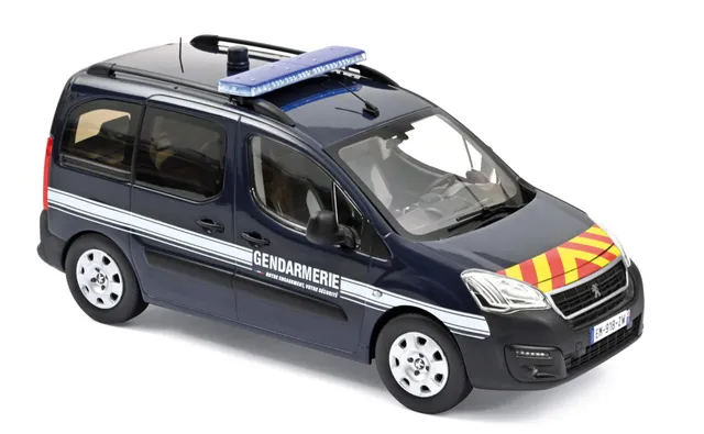 norev-peugeot-partner-2018-gendarmerie-modellino-auto-1-18 image 1