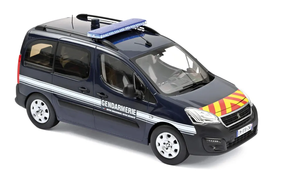 norev-peugeot-partner-2018-gendarmerie-modellino-auto-1-18 image 1