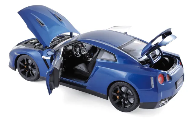 norev-nissan-gt-r-r35-2008-modellino-auto-1-18-blu-2 image 1