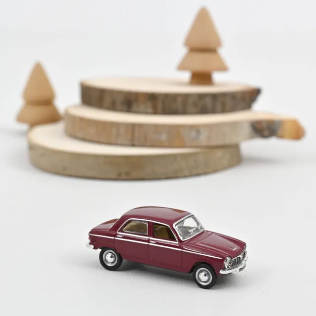 norev-peugeot-204-1966-auto-modellino-1-87-algue-brune image 1