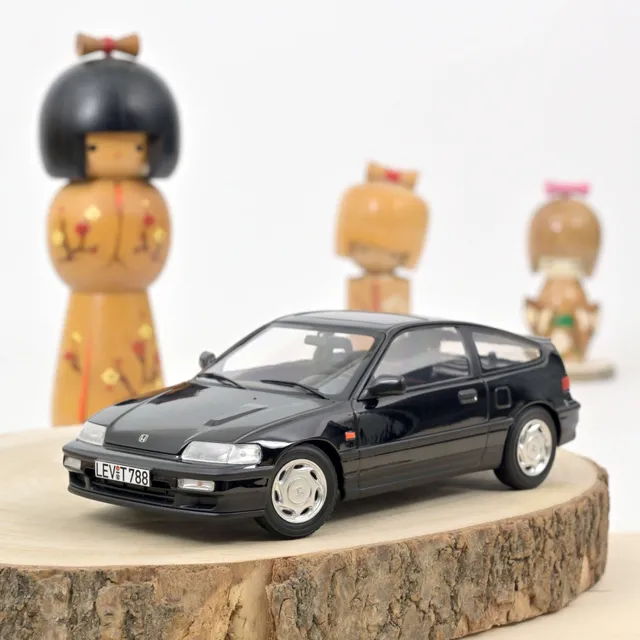 norev-honda-crx-1990-black-1-18-modellino-die-cast image 1