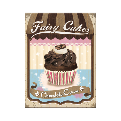nostalgic-art-fairy-cakes-chocolate-cream-calamita-da-frigo-6x8-cm image 1