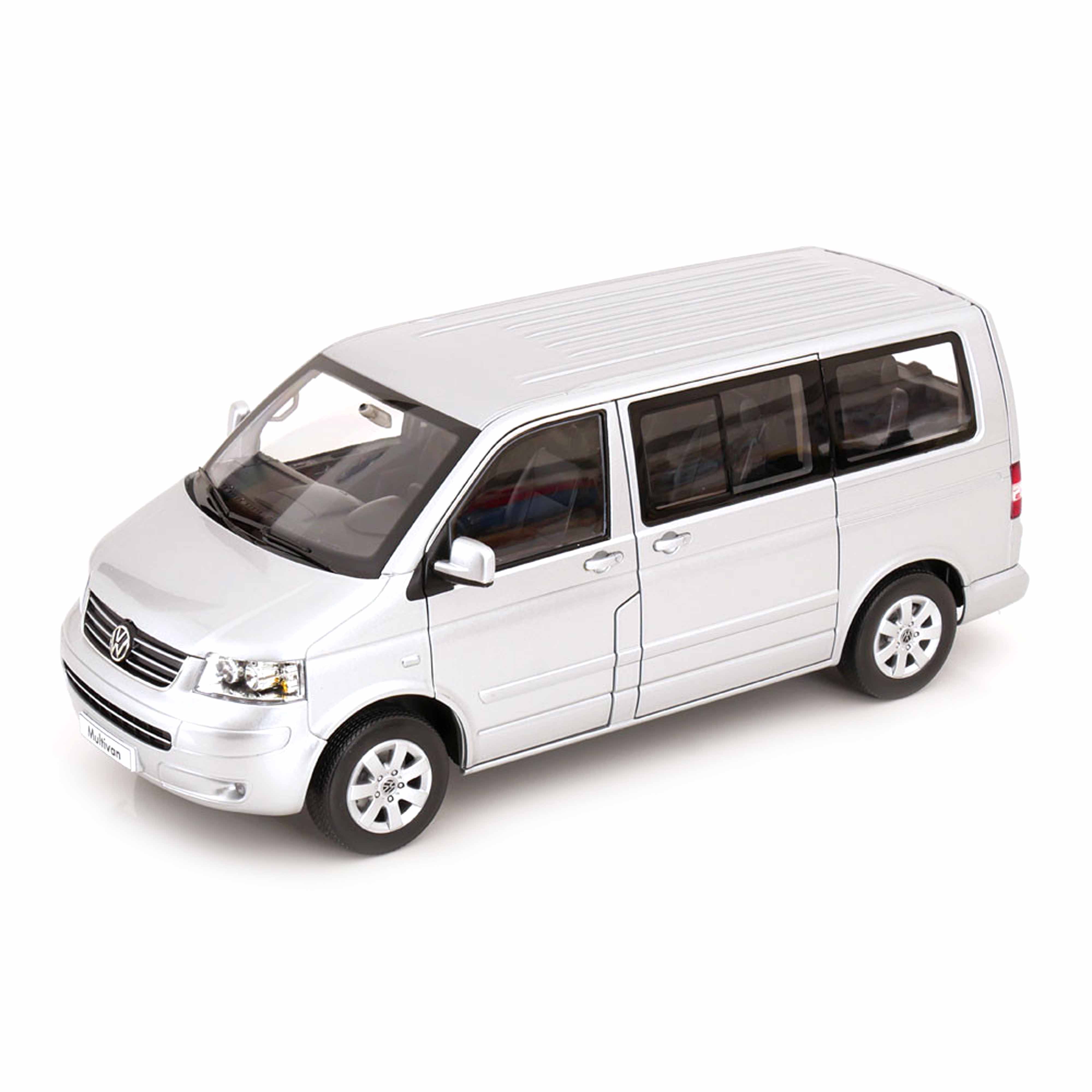 norev-vw-multivan-2003-modellino-auto-1-18-argento-reflet-d-argent-metallis image 1