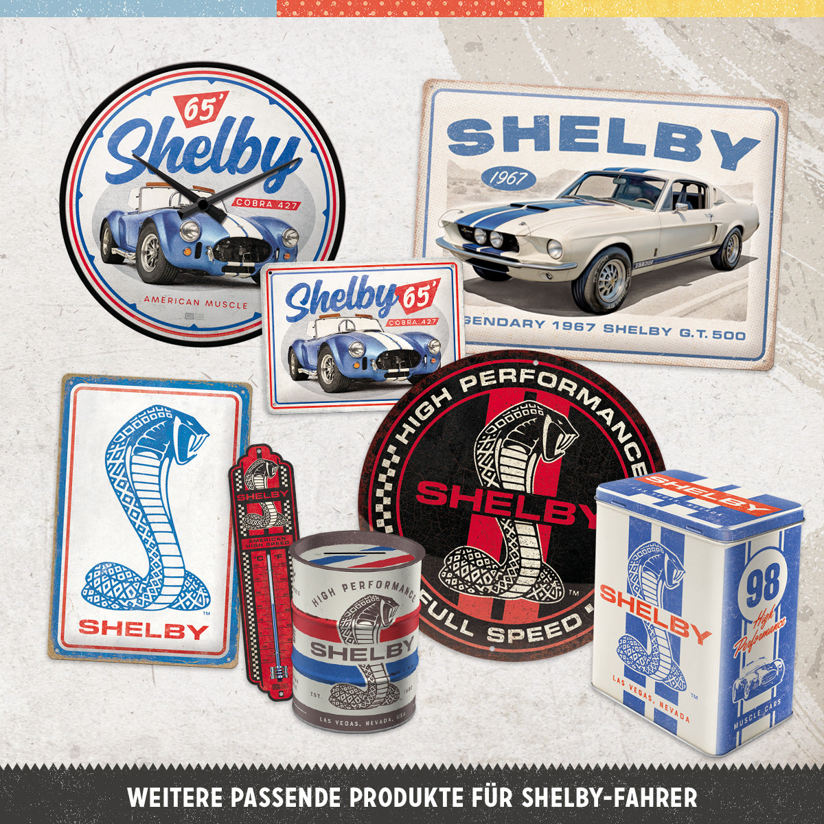 nostalgic-art-shelby-high-speed-cobra-snake-termometro-in-latta-6-5x28-cm image 5