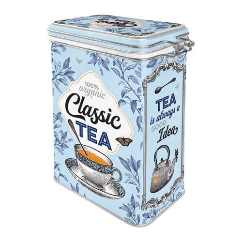 nostalgic-art-classic-tea-scatola-metallo-con-coperchio-clip-7-5x11x17-5-cm image 3