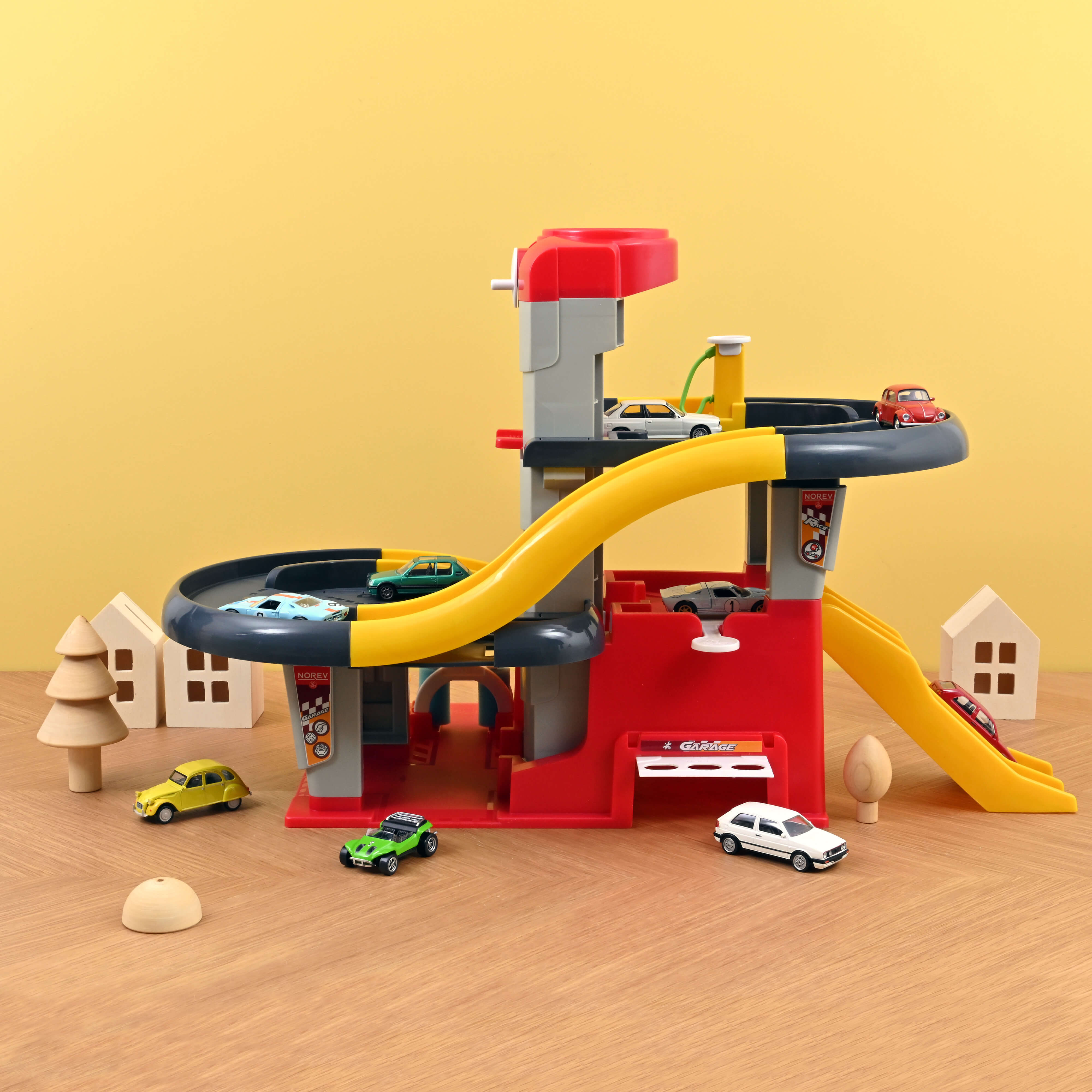 norev-mon-garage-3-niveaux-garage-giocattolo-a-3-piani-per-modellini image 4