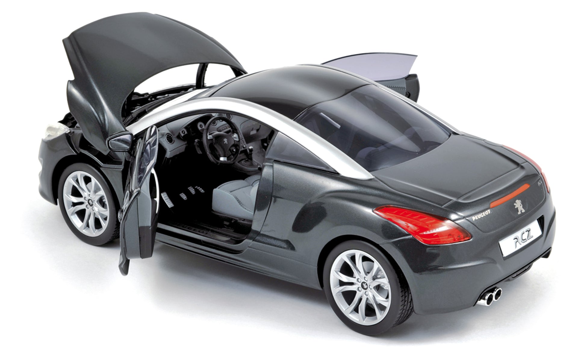 norev-peugeot-rcz-2010-grigio-haria-1-18 image 1