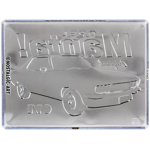 nostalgic-art-opel-manta-gt-e-targa-in-metallo-30x40-cm image 3