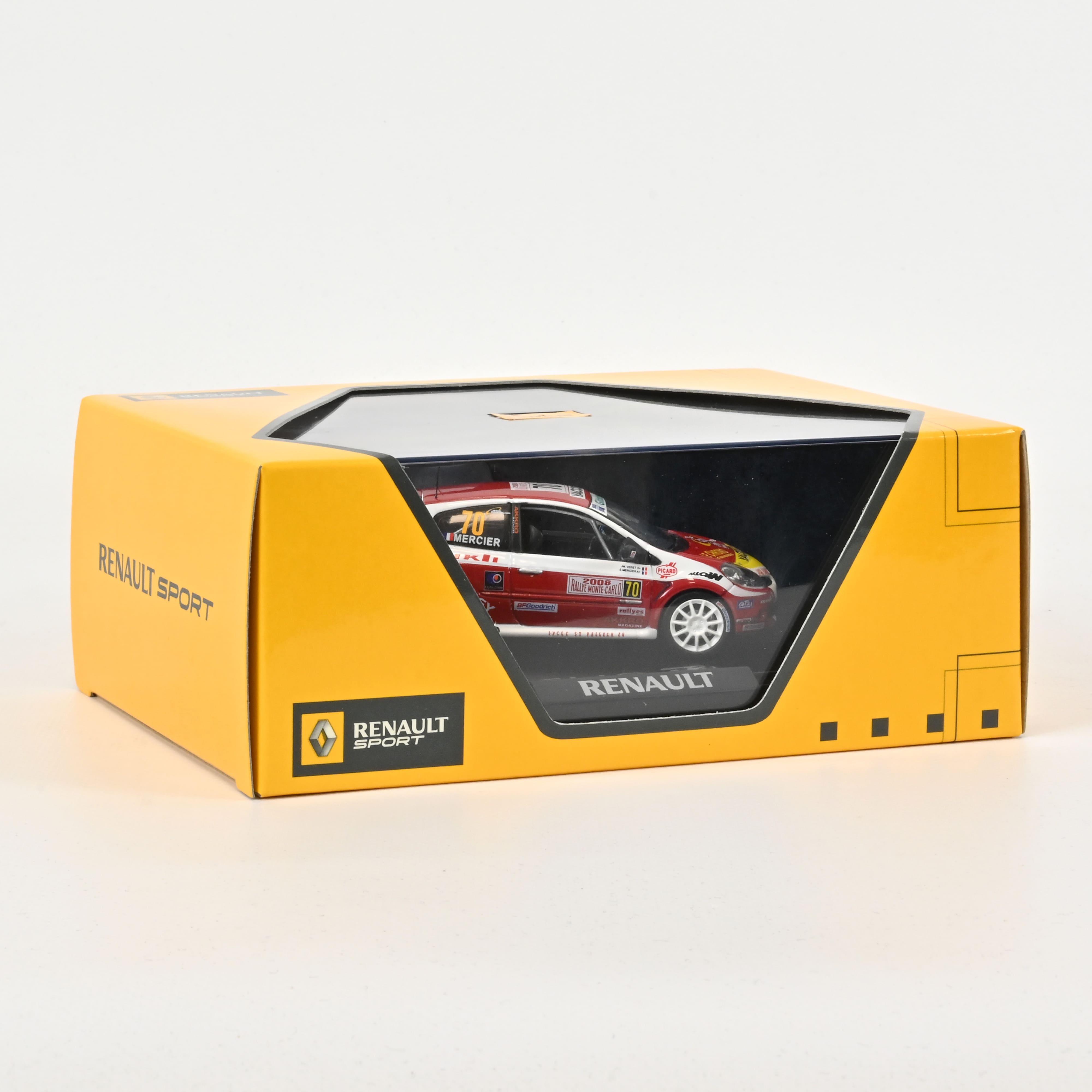 norev-renault-clio-r3-team-mercier-1-43-modellino-rally-die-cast image 1