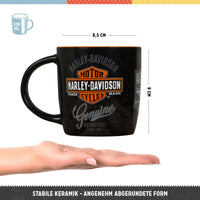 nostalgic-art-harley-davidson-genuine-logo-tazza-in-ceramica-330-ml-2 image 3