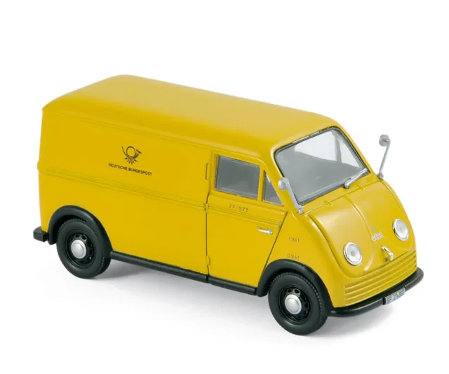 norev-dkw-f89l-schnell-laster-post-modellino-furgone-1-43 image 1