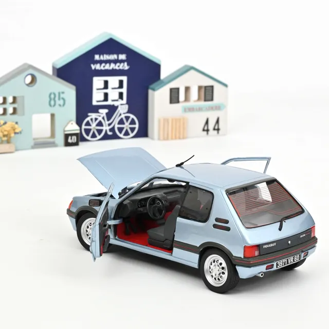 norev-peugeot-205-gti-1-6-1988-blu-topaze-modellino-1-18 image 1