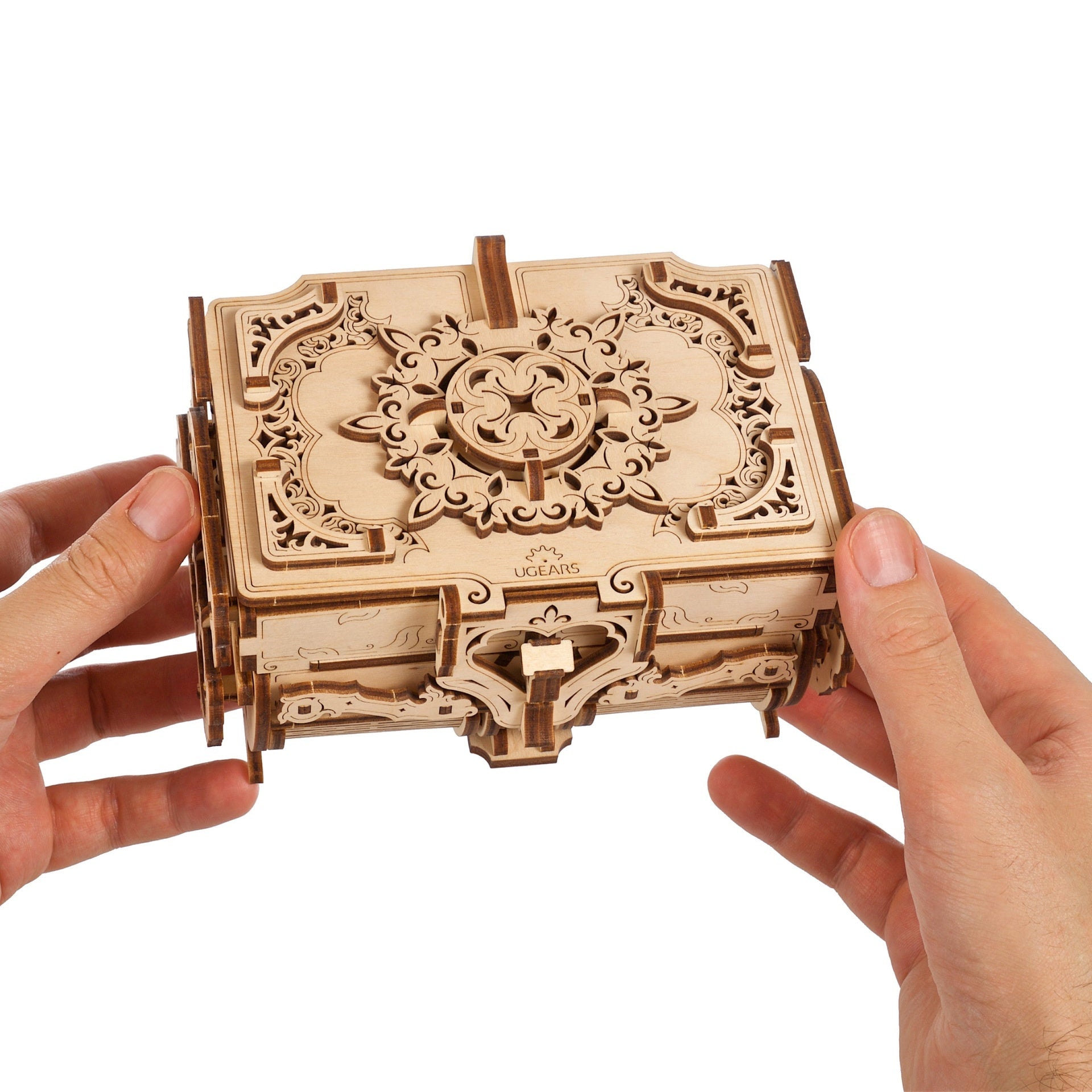 ugears-antique-box-scatola-meccanica-in-legno-con-6-scomparti image 4