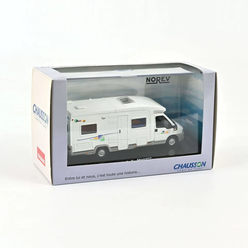 norev-fiat-ducato-camping-car-chausson-allegro-67-modellino-1-43-plastigam image 1