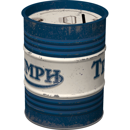nostalgic-art-triumph-oil-barrel-salvadanaio-a-barile-600-ml image 2