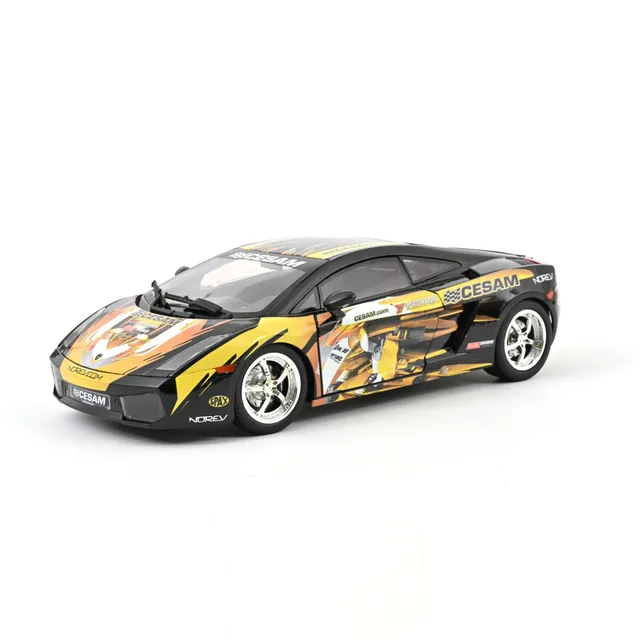 norev-lamborghini-gallardo-cesam-noir-modellino-auto-1-18-nero image 1