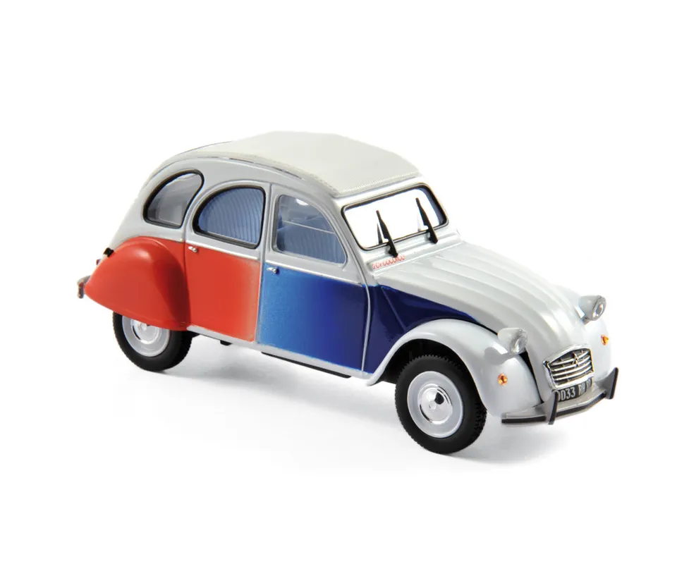 norev-citro-n-2cv-1986-cocorico-modellino-auto-1-43 image 1