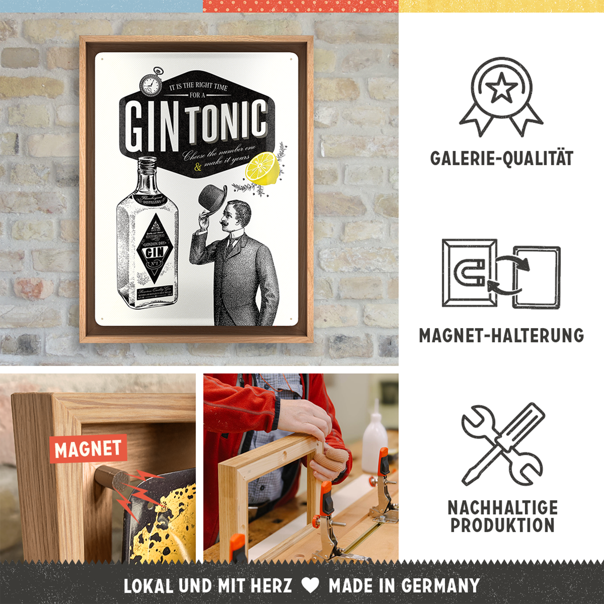 nostalgic-art-gin-tonic-n-frame-l-edition-cor-cornice-rovere-33-5x44-cm image 3