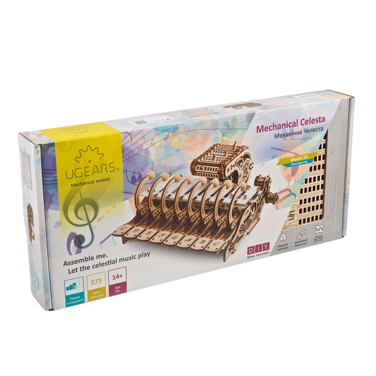 ugears-mechanical-celesta-strumento-musicale-meccanico-in-legno-fai-da-te image 5