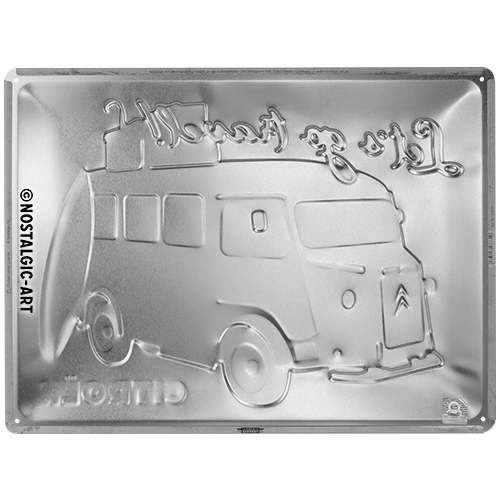 nostalgic-art-citro-n-type-h-let-s-go-travel-targa-in-metallo-30x40-cm image 3